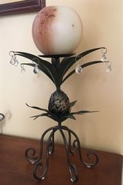 Unique metal pineapple candle holder 
