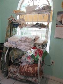 vintage linens and draperies