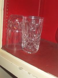 2 patterns of Waterford crystal