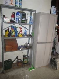 Shelving and storage cabinet