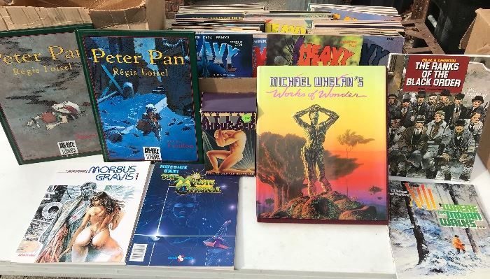 70s/80s/90s Heavy Metal and other adult mags & hardback collection