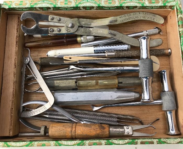 Vintage dental tools