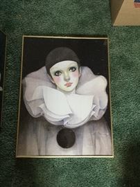 Mira Fujita Lithograph Framed as-is 1 of 2