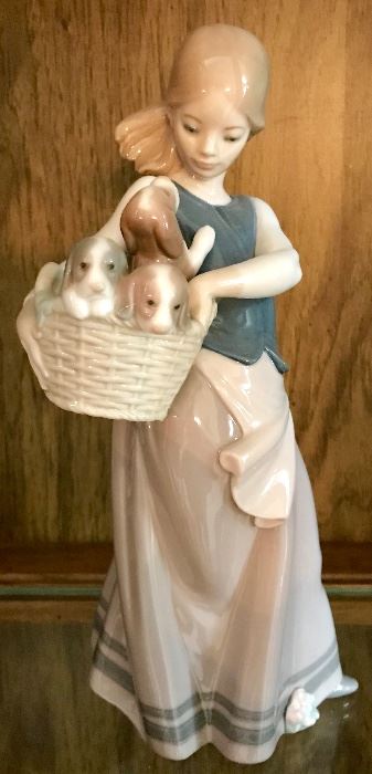 "Little Dogs on Hip" by Lladro