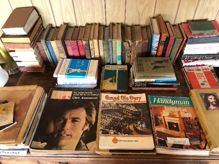 Assorted books and magazines