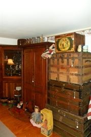 Antique Trunks,Antique Cabinet,etc...