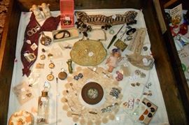 Antique Jewelry,Perfumes,Purses, Buttons,etc...