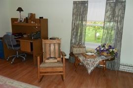 Nice Art Deco Oak Rocker