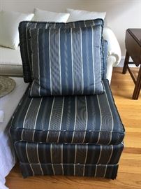 Pair of beautiful silk chairs, like new $250 each