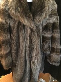 Luxurious raccoon coat $400 