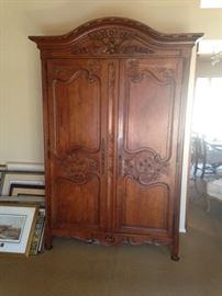 • French Provincial Country style armoire—BUY IT NOW--$425—sophia.dubrul@gmail.com