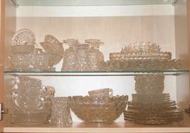 American Fostoria - service for 4 and several serving pieces - SOLD
