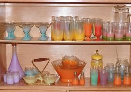 West Virginia Glass Co. Blendo collection - SOLD
