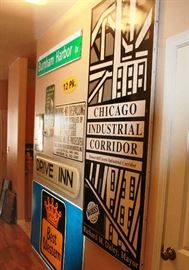 a few fun signs - CHICAGO INDUSTRIAL CORRIDOR - SOLD