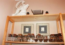 ombre glassware - SOLD