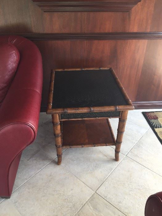 Bamboo style end table