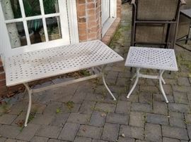 outside tables