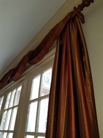 Custom made draperies