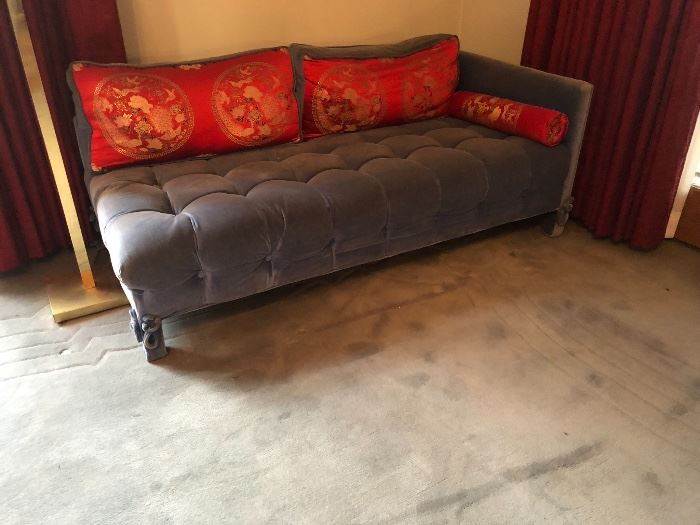 Pair of Asian inspired sofas