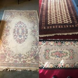 Large & small clean rugs