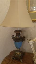  Beautiful limoge type lamps sevres