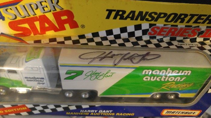 Autographed Harry Gant truck