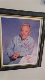 Autographed Andy Williams husband