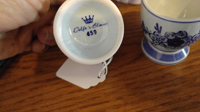 Delft egg cups