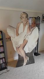 Large stand-up cutout Marilyn Monroe cardboard