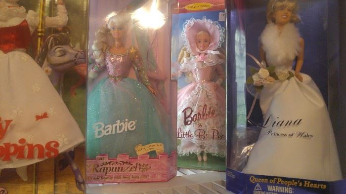 Huge Barbie doll collection in original boxes