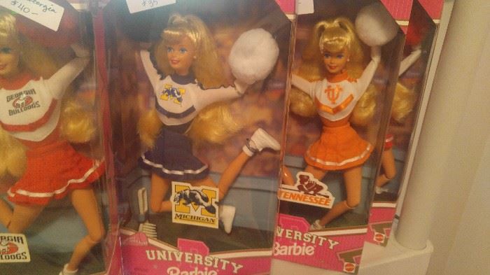 University Barbie collection