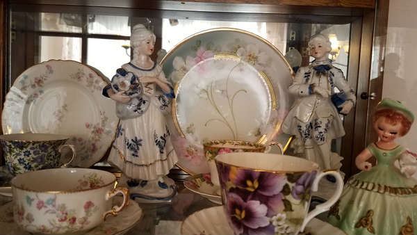 Cup and Saucer Collection as well as Vintage Porcelains