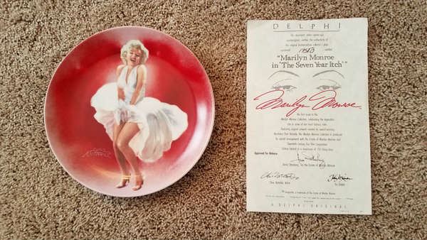 Marilyn Monroe Collectible Plate