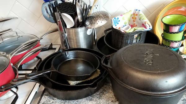 Lodge Cast Iron Pot and Pans