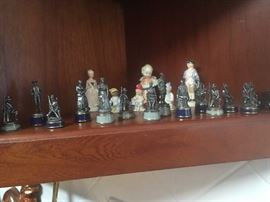 Civil War pewter figurines. 