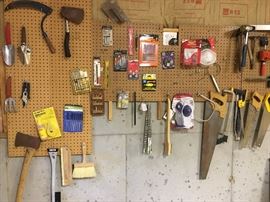 Lots of tools. 