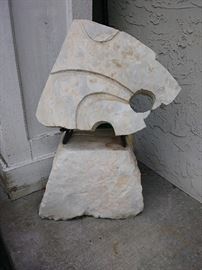K-State stone carving