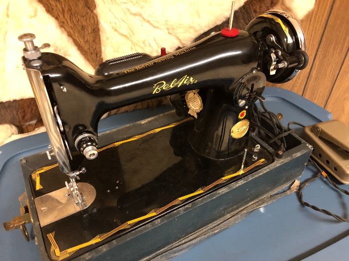 Second sewing machine is a BelAir.  