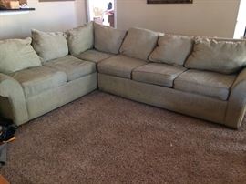Sectional with Sofa bed $125