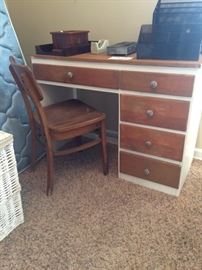 Desk and chair