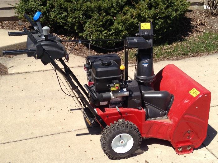 1 year old Toro 826 2 stage snow blower