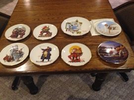 Norman Rockwell plates