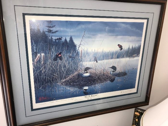 Les Kouba signed and numbered print May in Minnesota