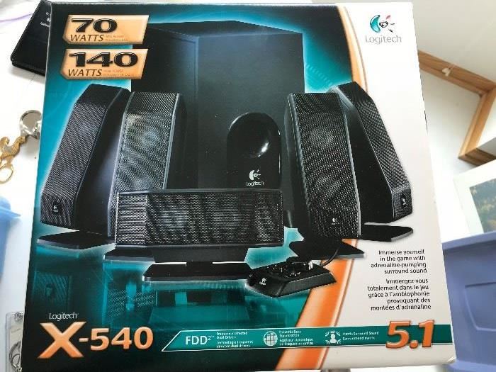 New in unopened box Logitech x-540 Sound system for gaming