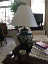 Various Oriental themed lamps