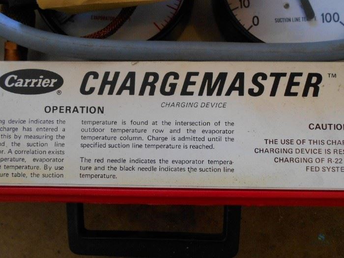 Carrier Chargemaster Freon Charger