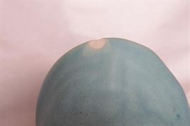 Van Briggle Cowboy Boots Ming Blue Glaze