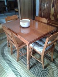 Table with six chairs