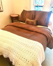 4pc brown bedding set 