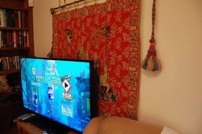 Wall Tapestry, Vizio Flat screen TV